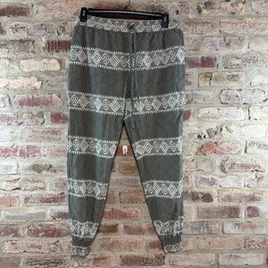 Cotton embroidered harem puffy boho pants xl